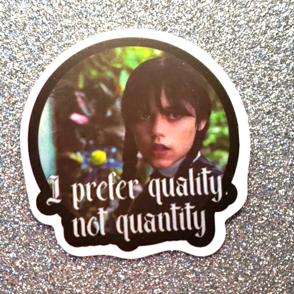 10/$10 ADDAMS FAMILY waterproof sticker Wednesday